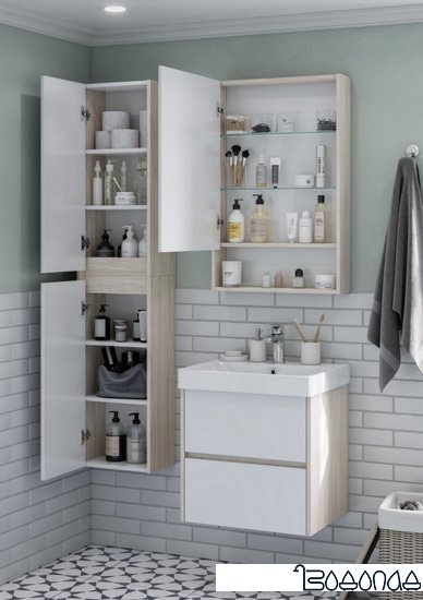 Мебель для ванных комнат Акватон Тумба под умывальник Сканди 55 1A251701SDB20 фото 4