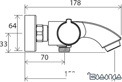 Смеситель Ravak TE 082.00/150 [X070046] фото 4