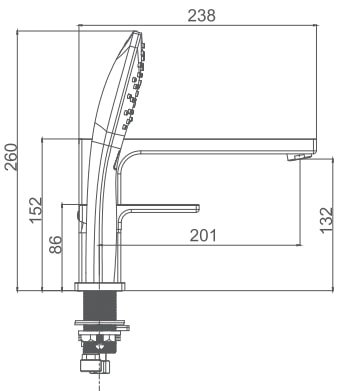 Смеситель Gappo G1117-6 фото 2