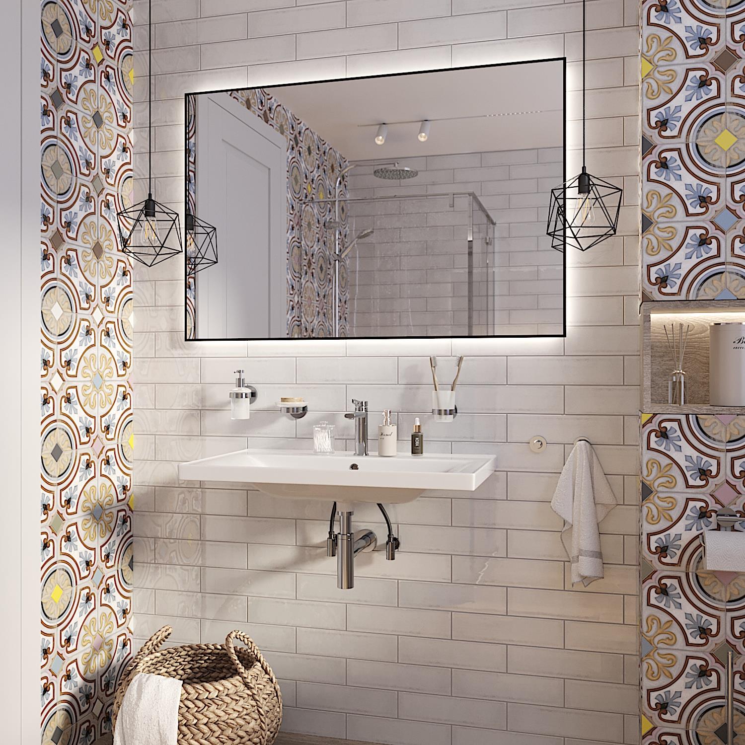 Фоновая LED-подсветка и сенсорное управление