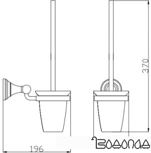 Ершик для унитаза Slezak RAV Morava MKA0500SM