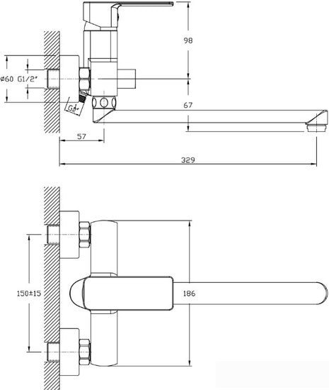 Смеситель Decoroom DR20043
