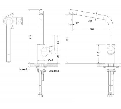 Смеситель Bravat Palace F7172217CP-1-RUS