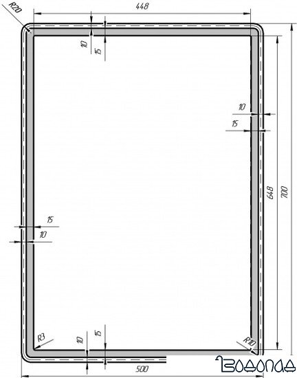 Dreja Зеркало Tiny 50 фото 2