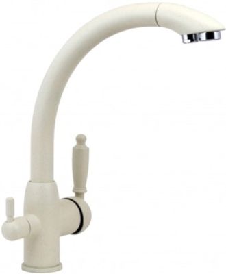 Смеситель ZorG Serenad (слоновая кость)