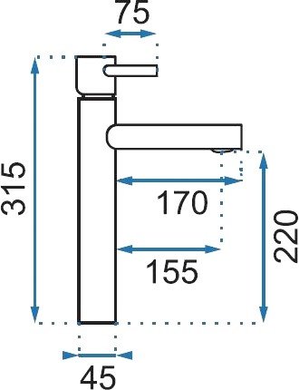 Смеситель Rea Tess REA-B8800 (хром) фото 4