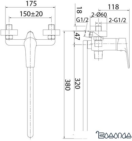 Смеситель Milardo Helic HELSB02M10 фото 3