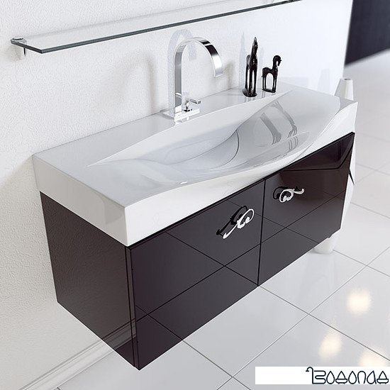 Умывальник Aqwella Bergamo 1000 фото 3