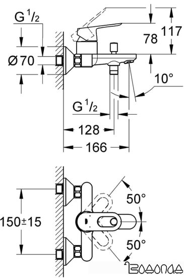 Смеситель Grohe Start Loop 23355000
