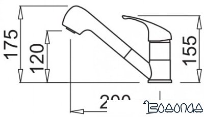Смеситель Elleci Venere CR Chrome