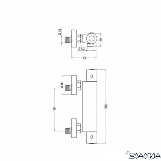 Гигиенический душ Deante BGAS04BT-1 фото 2