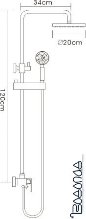 Душевая система FRAP F2431 фото 2