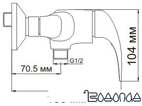 Смеситель Wasserkraft Rhein 1702 фото 4
