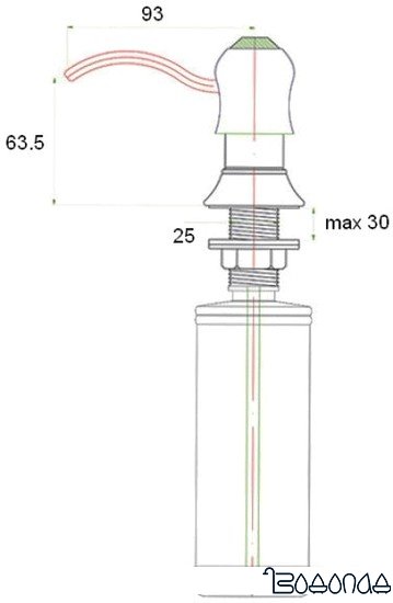 Дозатор для жидкого мыла ZorG ZR-26 CR (хром) фото 2 Дозатор для жидкого мыла ZorG ZR-26 CR (хром) фото 2