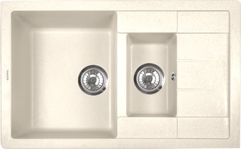 Кухонная мойка ZorG Luka 102 (слоновая кость) Кухонная мойка ZorG Luka 102 (слоновая кость)