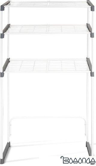 Мебель для ванных комнат Sheffilton Этажерка SHT-SS16 956169 (серый/белый) фото 2