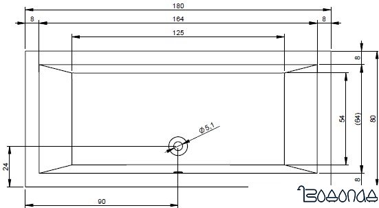 Ванна Riho Lugo 180x80 [BT02]