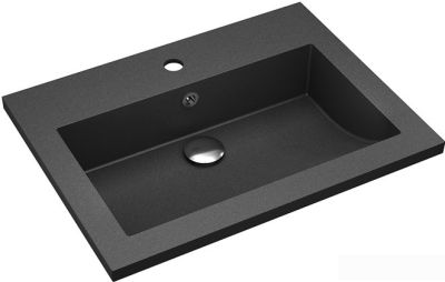 Умывальник Aquasanita BQA 60 601 (черный)