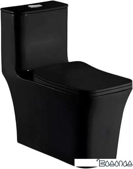 Унитаз Azario Gressa AZ-1111MB (с сиденьем)