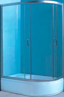 Душевой уголок Coliseum Сатрия T-120 левая (матовое стекло)
