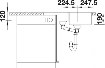 Кухонная мойка Blanco Legra 6S Compact 521304 (белый) фото 4