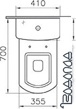 Vitra Serenada Унитаз напольный с сиденьем микролифт