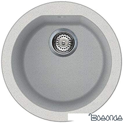 Кухонная мойка Elleci Fox Round Bianco Pietra 52 Кухонная мойка Elleci Fox Round Bianco Pietra 52