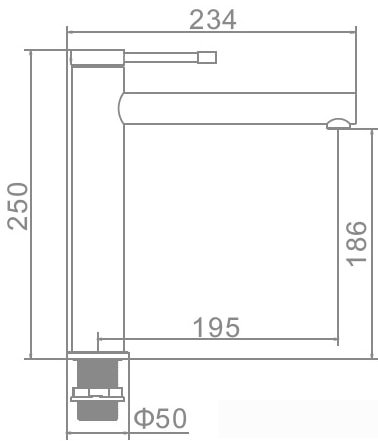 Смеситель Ledeme L1147