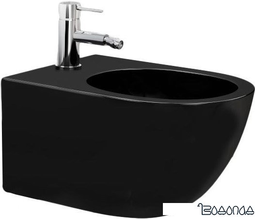 Биде Rea Carlo Mini (черный матовый)