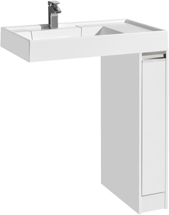 Акватон Тумба с умывальником Лондри 20 1A236101LH010 (белый)