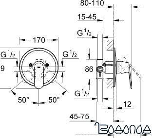 Смеситель Grohe Eurosmart Cosmopolitan 32880000