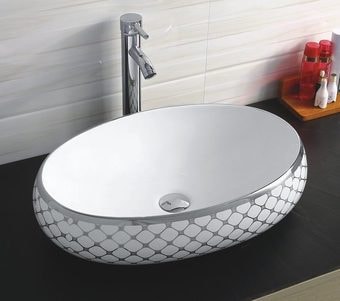 Умывальник Gid NC262 (белый/серебристый)