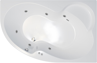 Ванна Triton Мари гидромассажная 170х110R Базовая