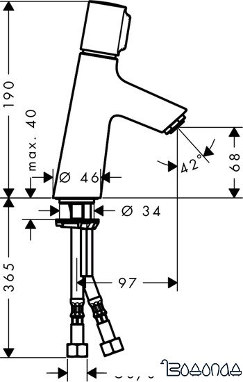 Смеситель Hansgrohe Talis Select S 72041000