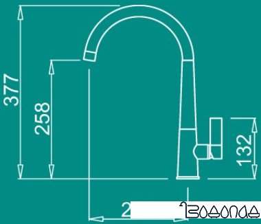 Смеситель Elleci Athena G40 Full Black