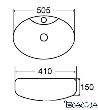 Умывальник Melana MLN-78197