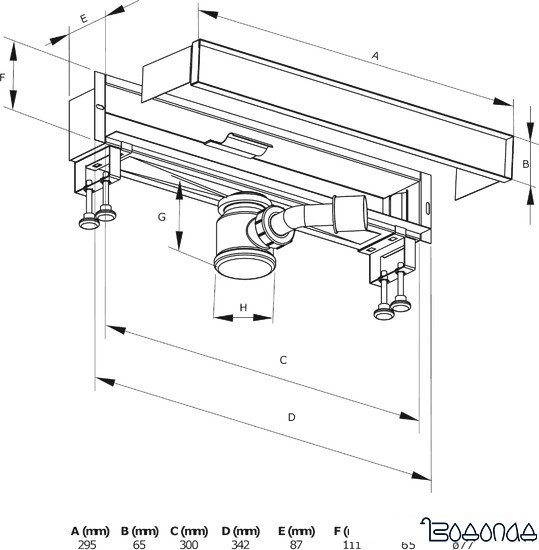 Сифон Deante KOW 003A