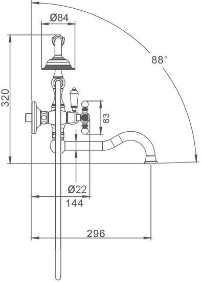 Смеситель Gappo G3289-4