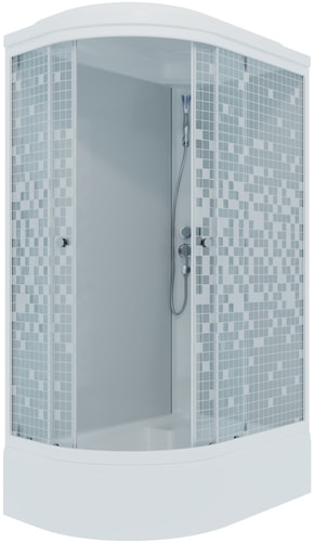 Душевая кабина Triton Коралл В3 120x80 R (мозаика)