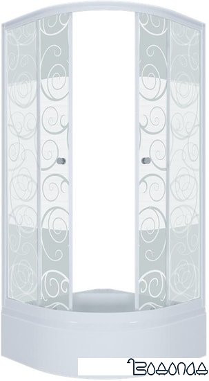 Душевой уголок Triton Стандарт В 100x100 (узоры)