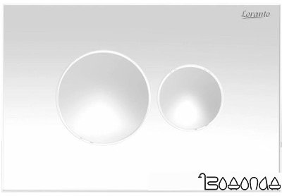 Панель смыва Loranto 7310 (белый матовый)