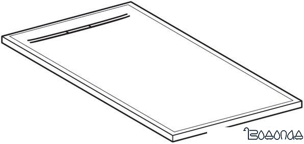 Душевой поддон Geberit Sestra 100x70 550.203.00.1 (белый)