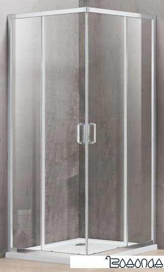 Душевой уголок Adema Гласс Лайн Виеркант-80 (прозрачное стекло)