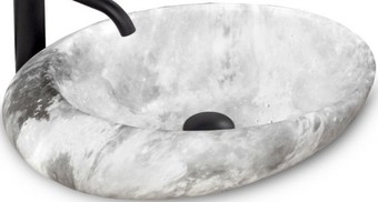 Умывальник Rea Roxy U6651 (светло-серый камень)