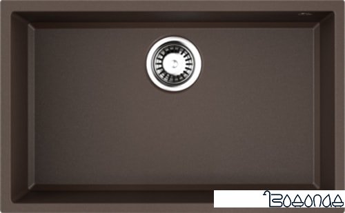 Кухонная мойка Omoikiri Tedori 66-U-DC (темный шоколад)