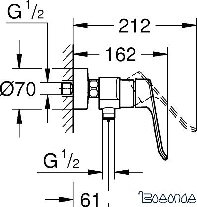 Смеситель Grohe Eurosmart 25242003 фото 4