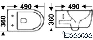 Унитаз Melana MLN-2196