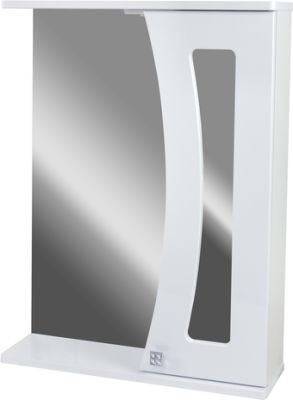 Doratiz Шкаф с зеркалом Селена 60 (правый, белый)