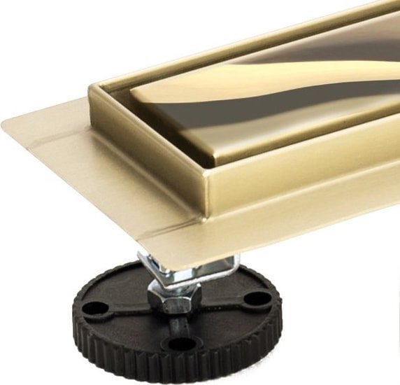 Трап/канал Rea Pure Neo Pro 700 N (зеркальный золотой)