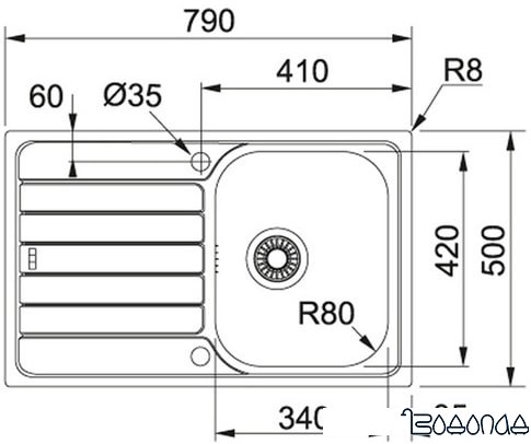 Кухонная мойка Franke SKN 611-79